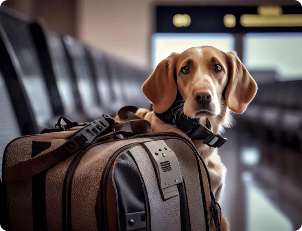 Как перевезти собаку в самолете по России